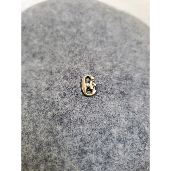 Conte of Florence Hat Gray Flat Cabbie Peaky Blinder Newsboy Felted Wool Medium - Picture 7 of 12